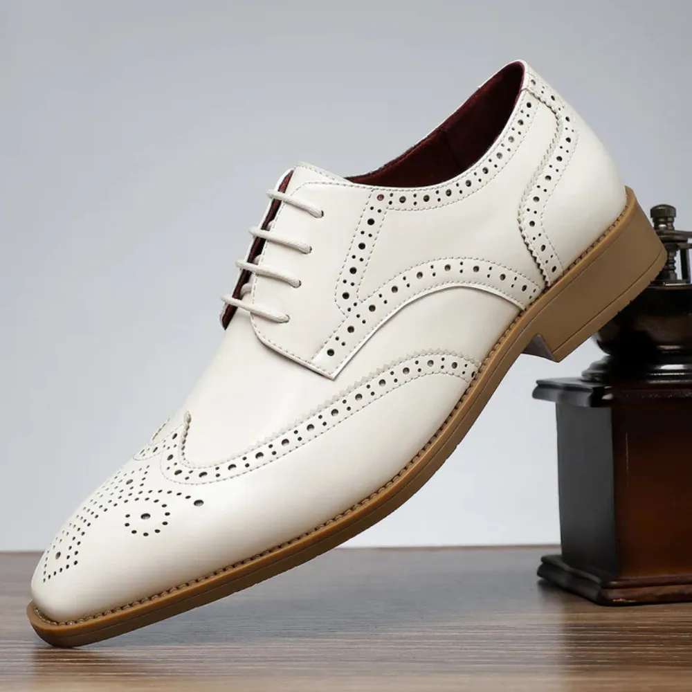 Aldo - Leather Brogue Dress Shoes