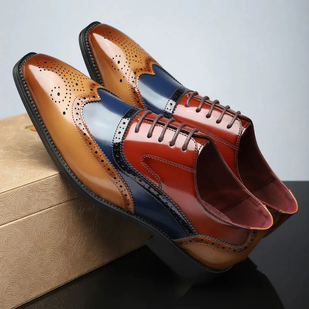 Aldo - Leather Brogue Dress Shoes