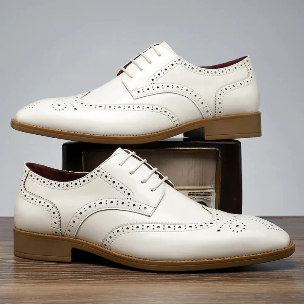 Aldo - Leather Brogue Dress Shoes