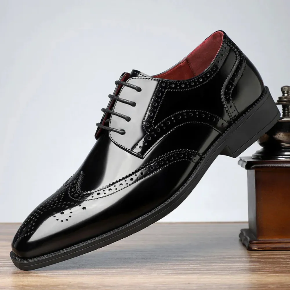Aldo - Leather Brogue Dress Shoes