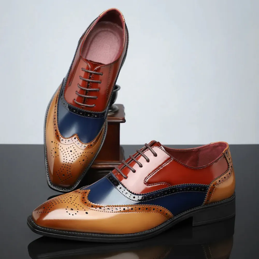 Aldo - Leather Brogue Dress Shoes
