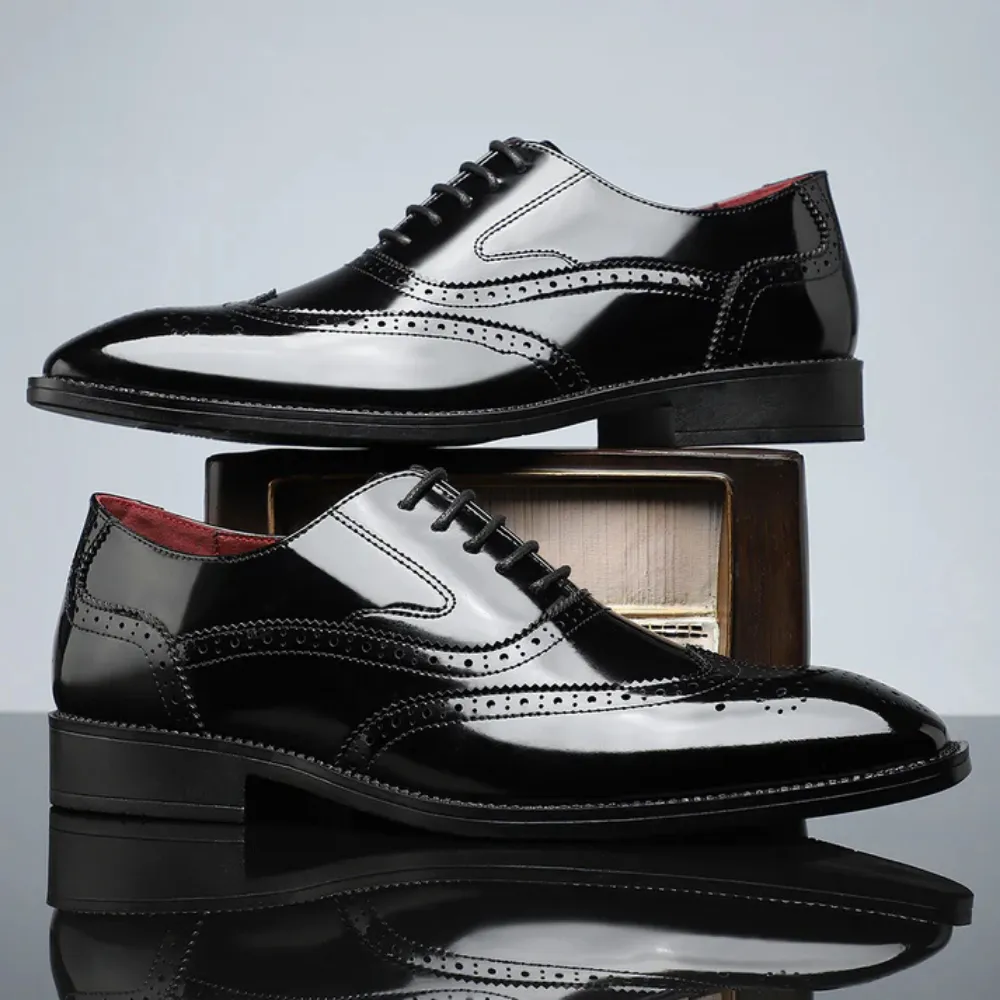 Aldo - Leather Brogue Dress Shoes