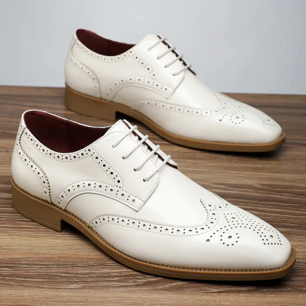Aldo - Leather Brogue Dress Shoes