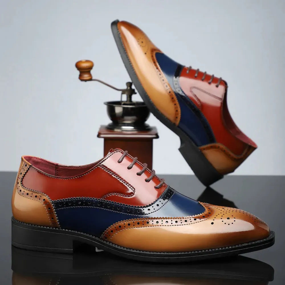 Aldo - Leather Brogue Dress Shoes