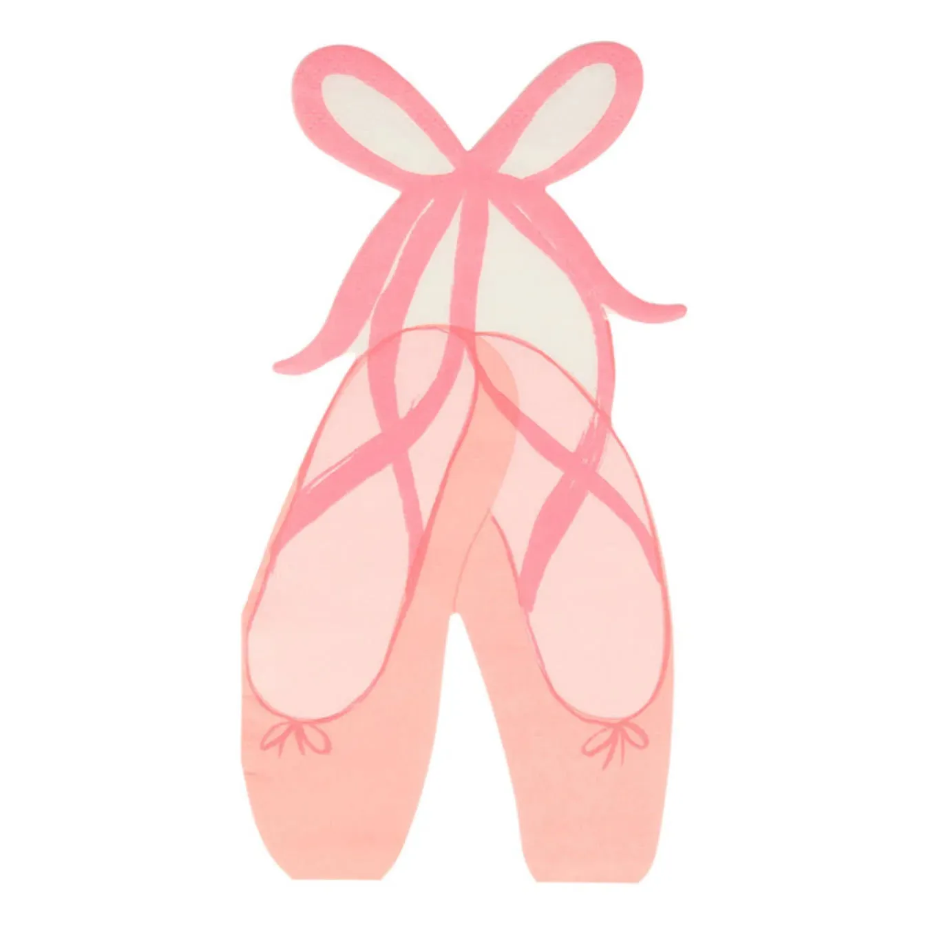 Ballet Slippers Napkins (x 16)
