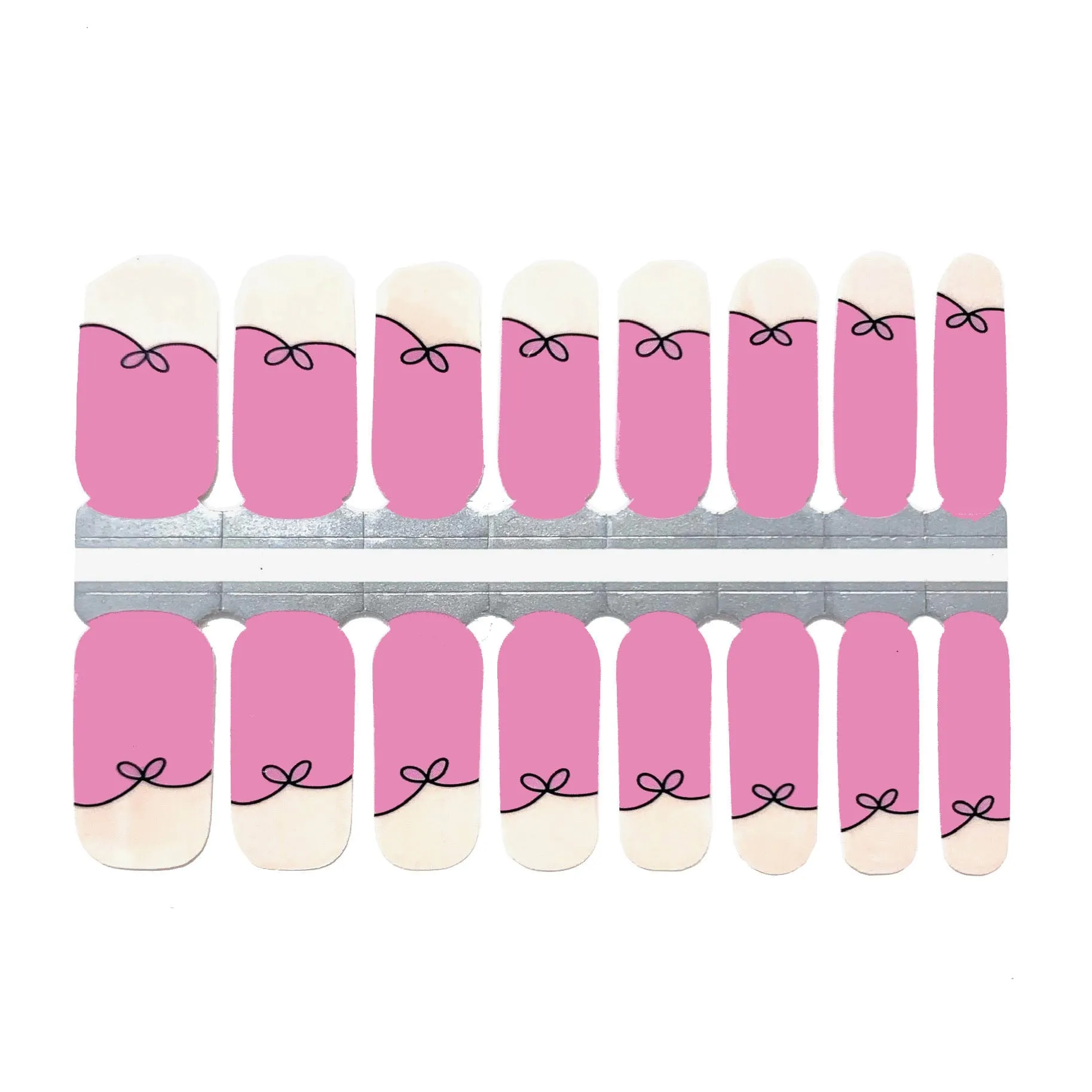 Ballet Slippers - Transparent Nail Wraps