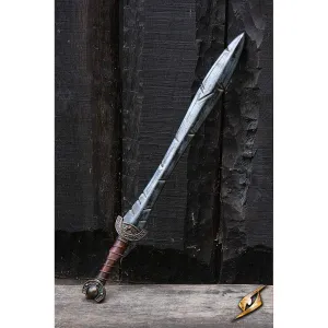 Battleworn Celtic Leaf Sword - 85 cm