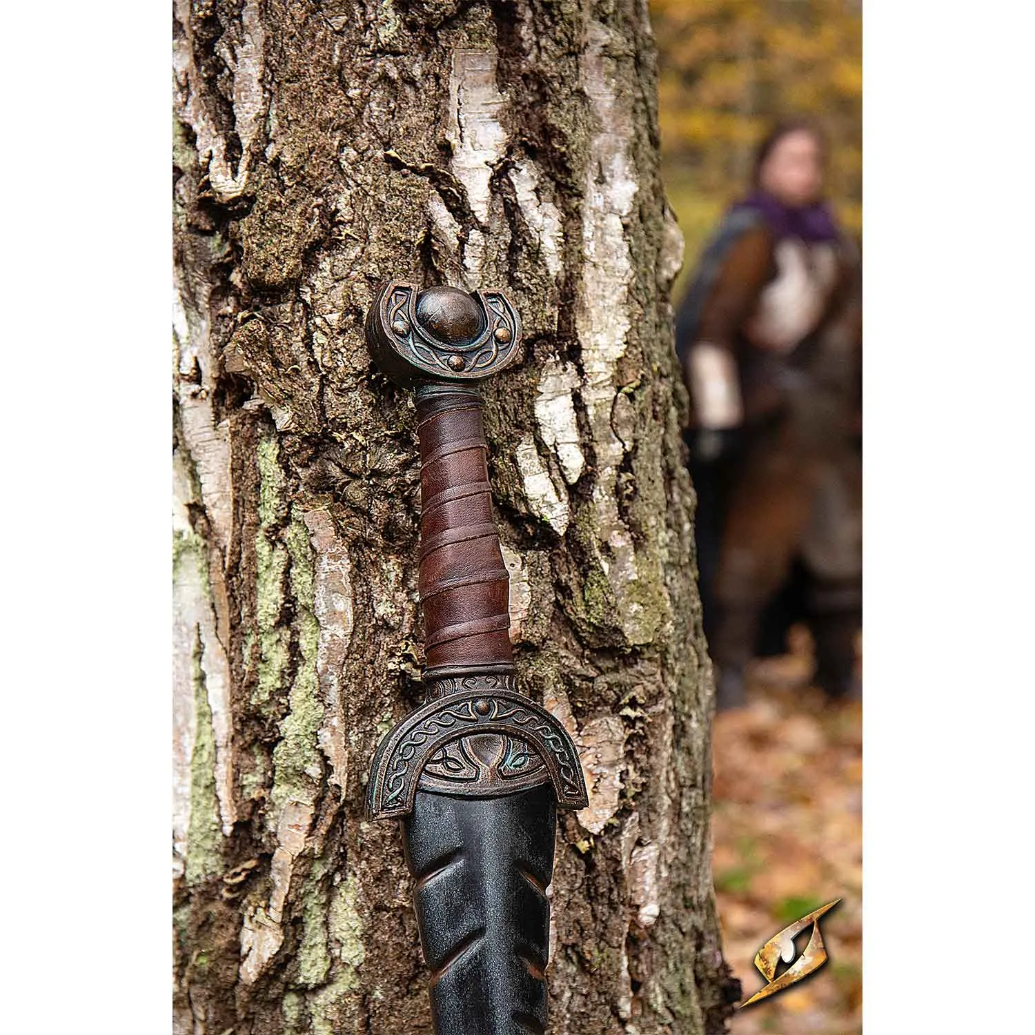 Battleworn Celtic Leaf Sword - 85 cm