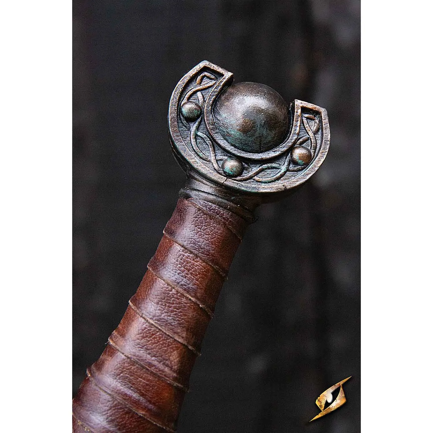 Battleworn Celtic Leaf Sword - 85 cm