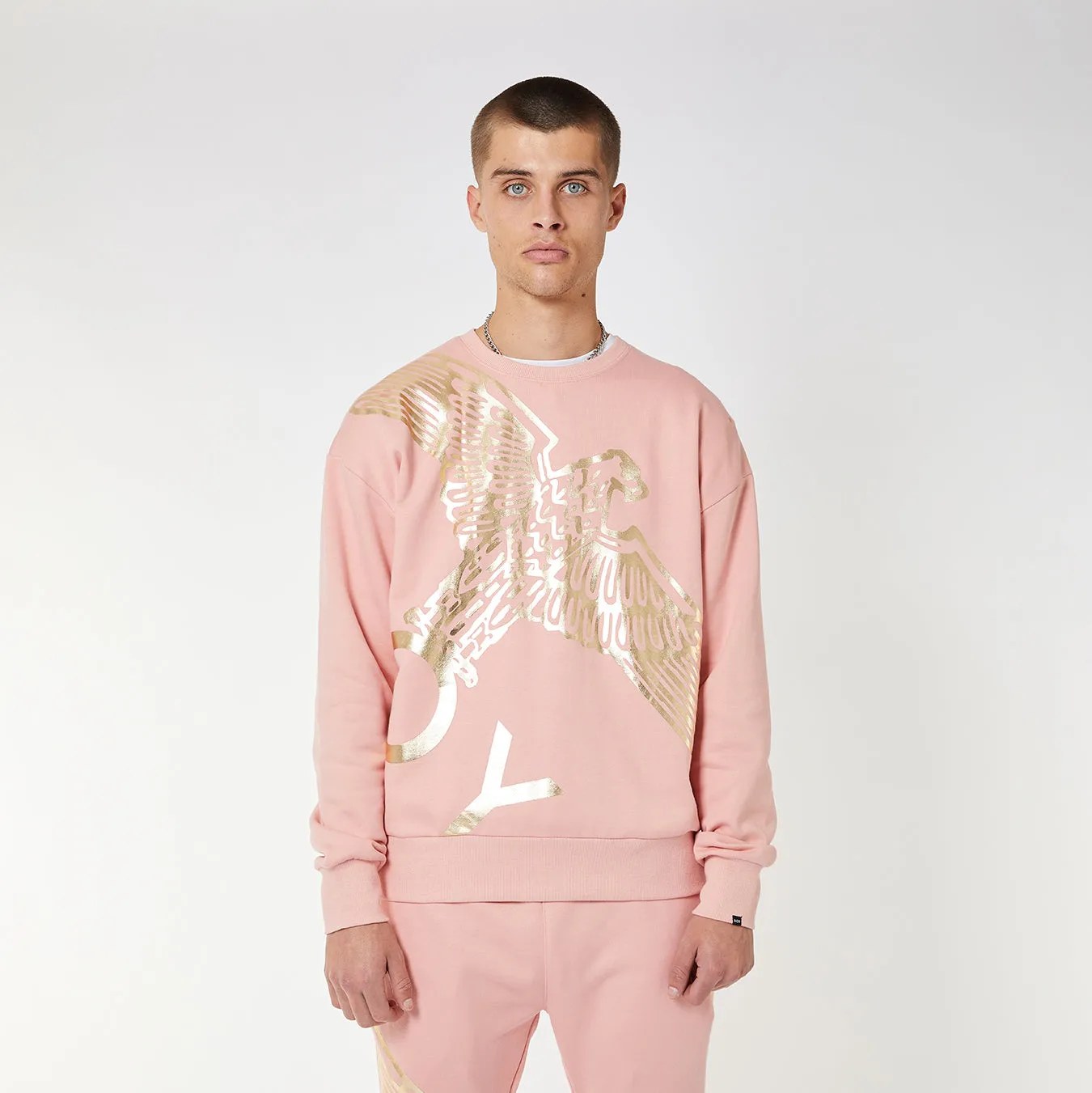 BOY WINGSPAN SWEATSHIRT - PINK/GOLD