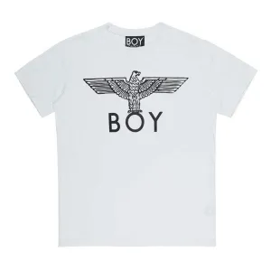BOY WOMENS EAGLE T-SHIRT - WHITE /BLACK
