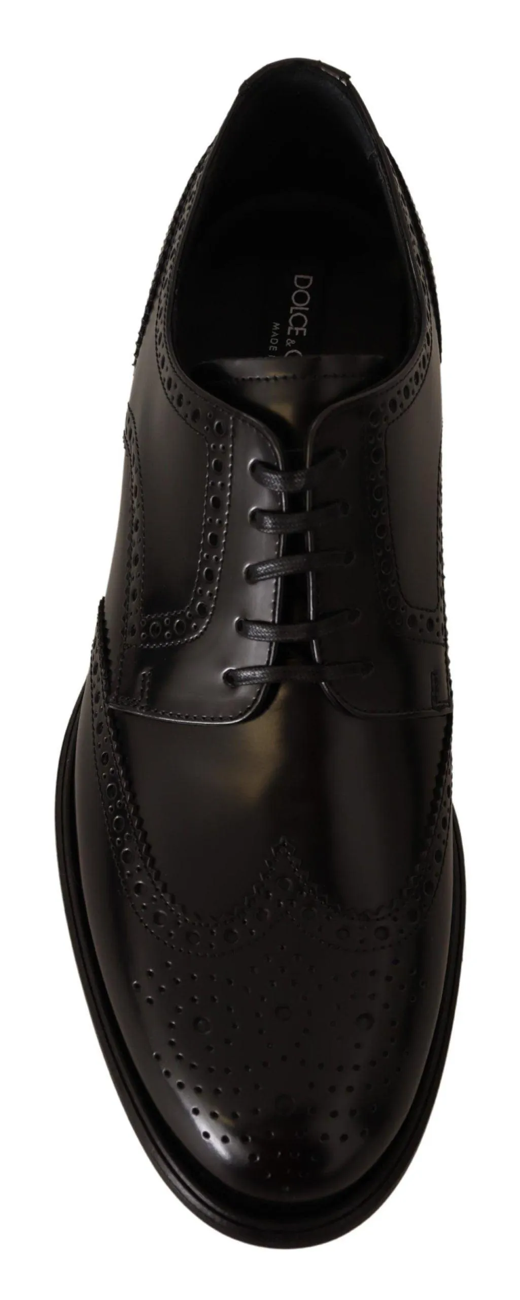 Dolce & Gabbana Elegant Wingtip Derby Oxford Sko
