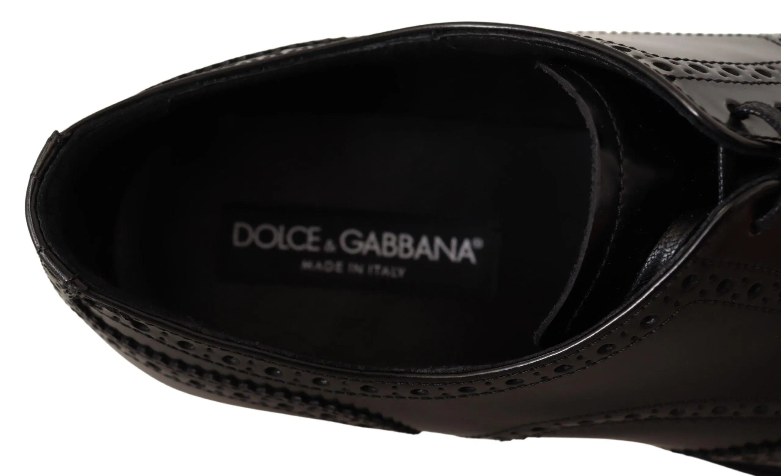 Dolce & Gabbana Elegant Wingtip Derby Oxford Sko