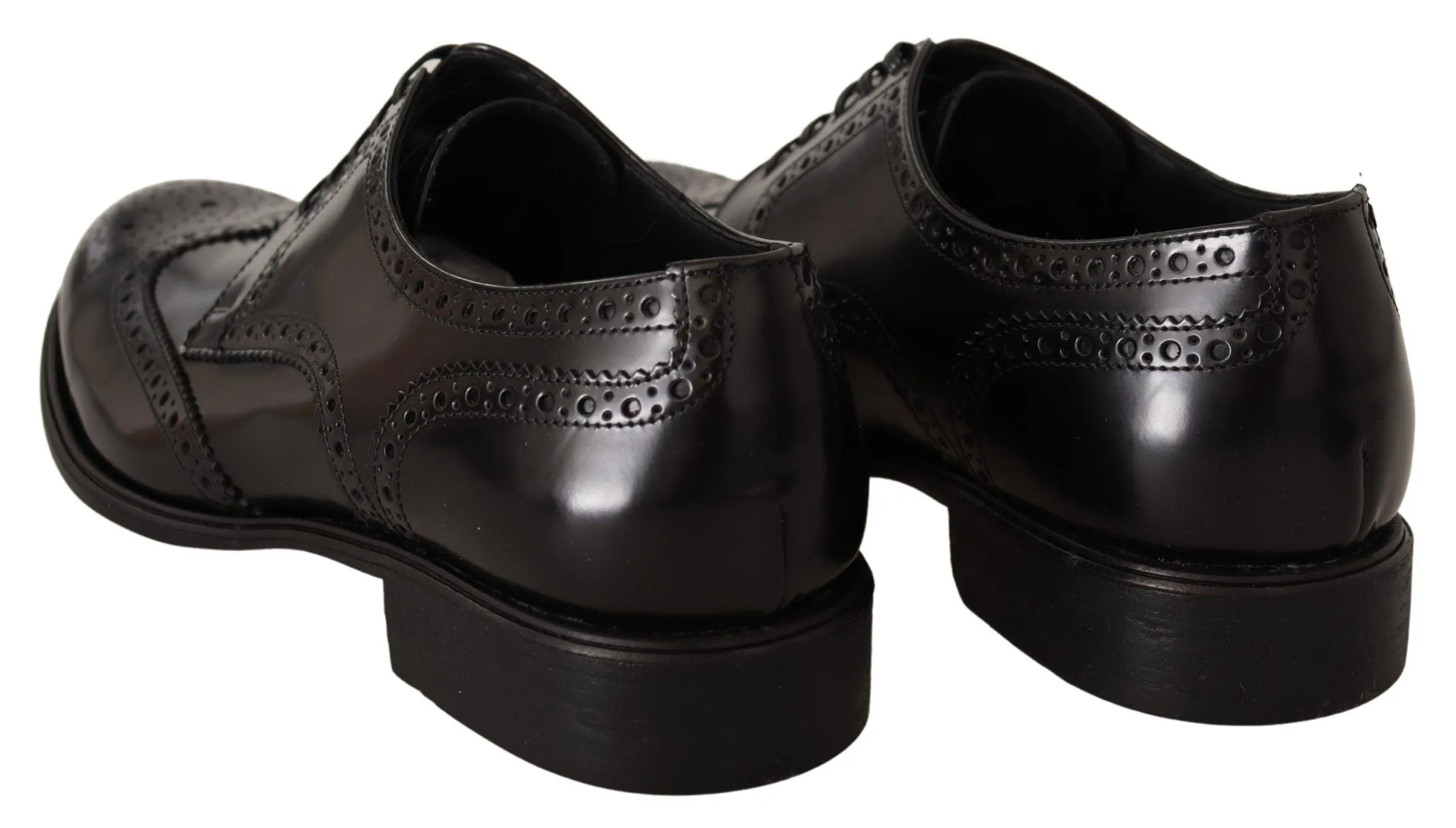 Dolce & Gabbana Elegant Wingtip Derby Oxford Sko