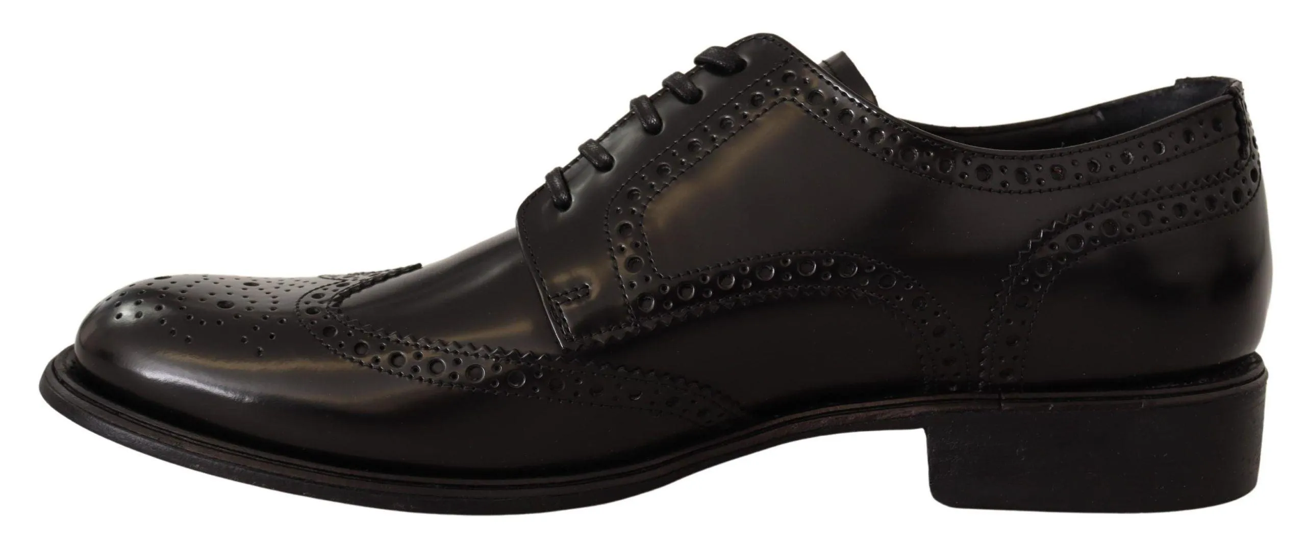 Dolce & Gabbana Elegant Wingtip Derby Oxford Sko