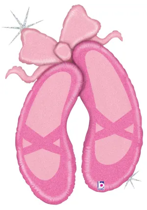 Foil Balloon Pink Ballet Slippers 40inch