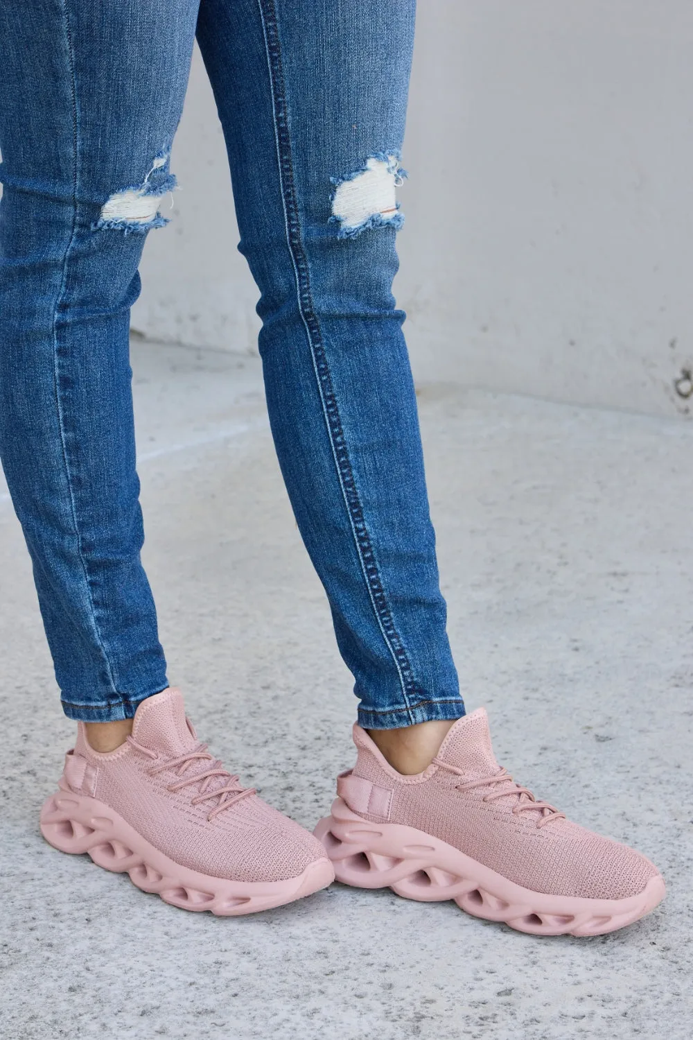 Forever Link Mesh Breathable Platform Athletic Sneakers