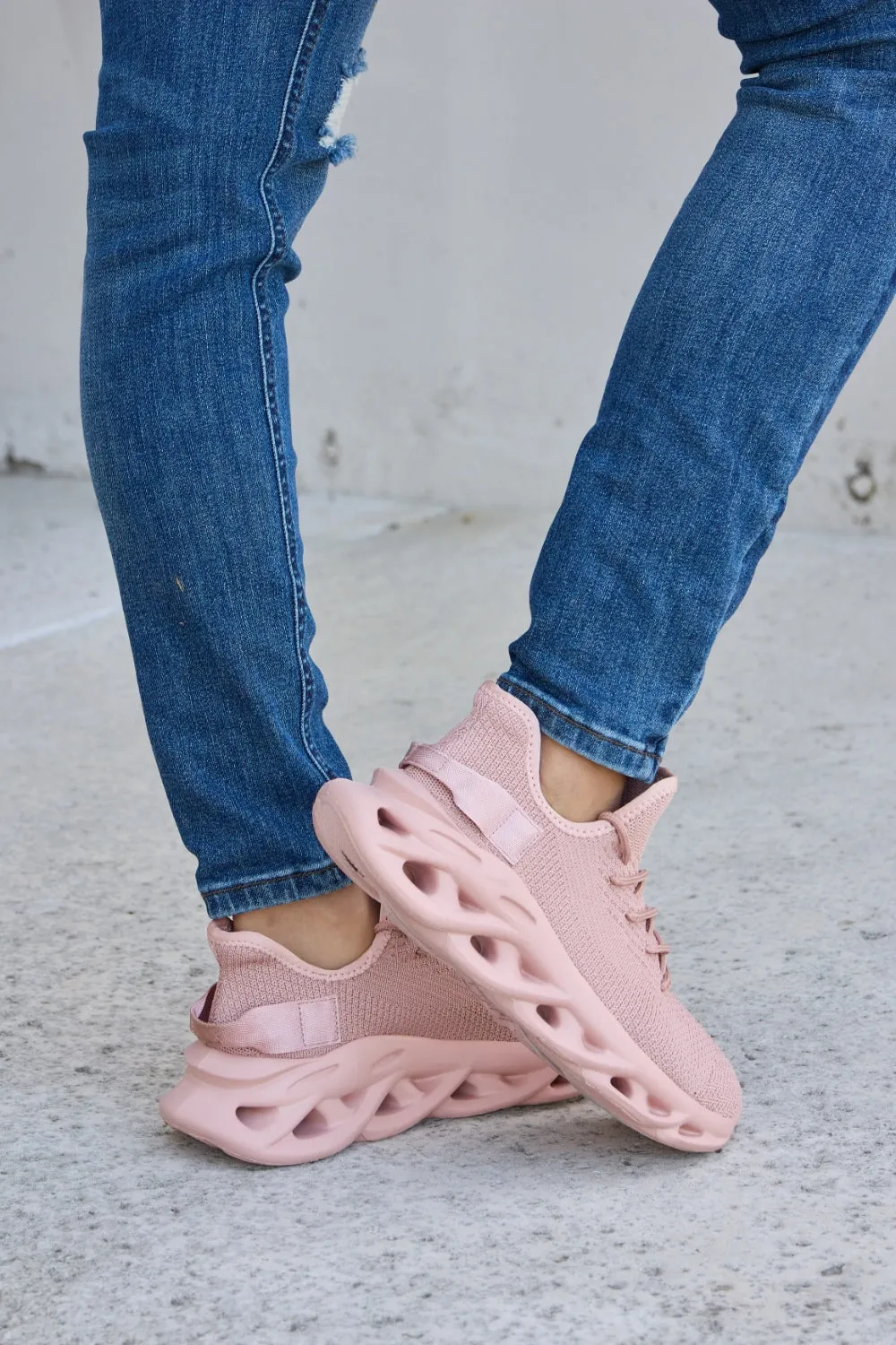 Forever Link Mesh Breathable Platform Athletic Sneakers