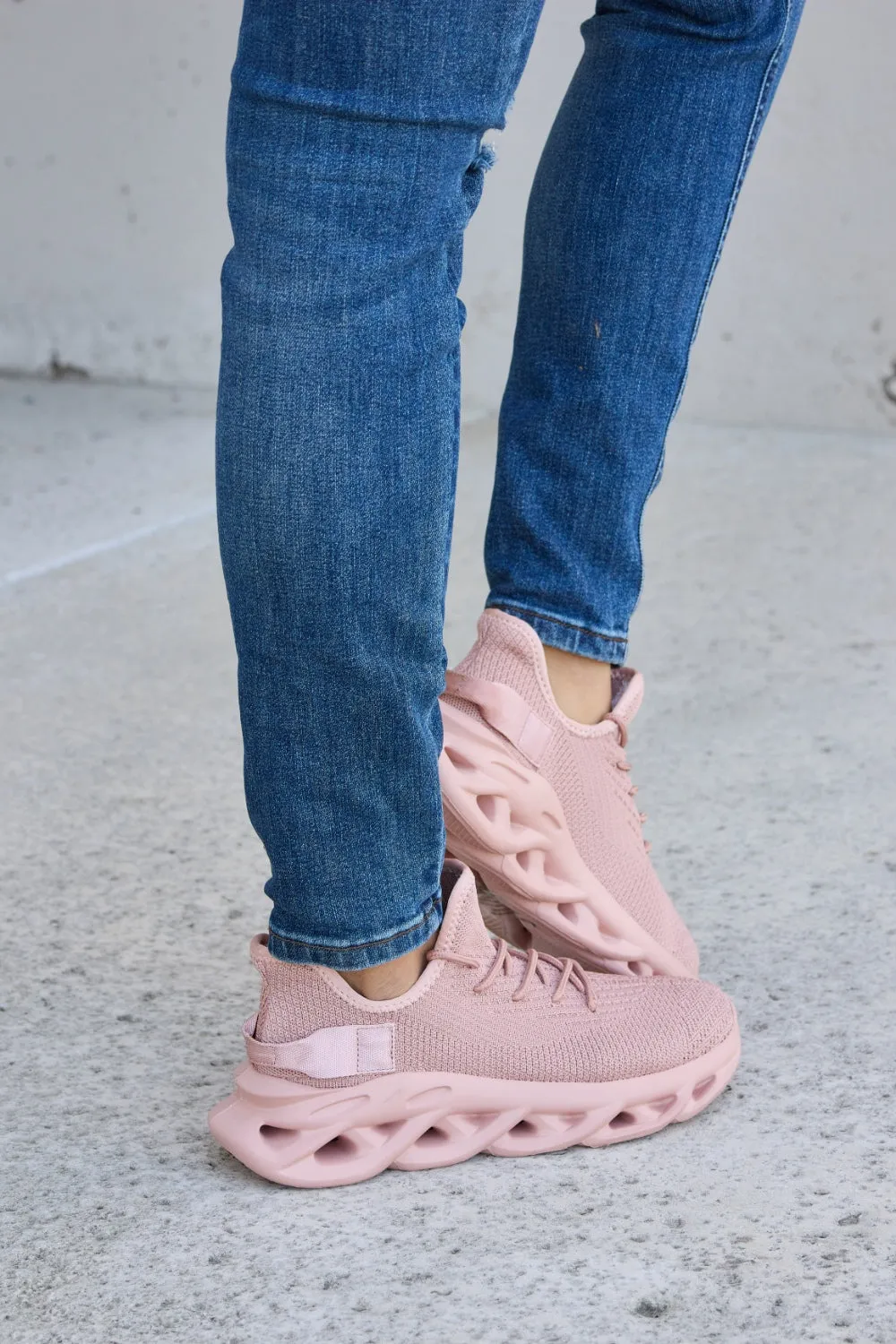 Forever Link Mesh Breathable Platform Athletic Sneakers