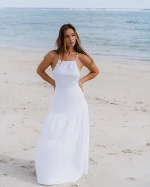 Kaylani White Maxi Dress