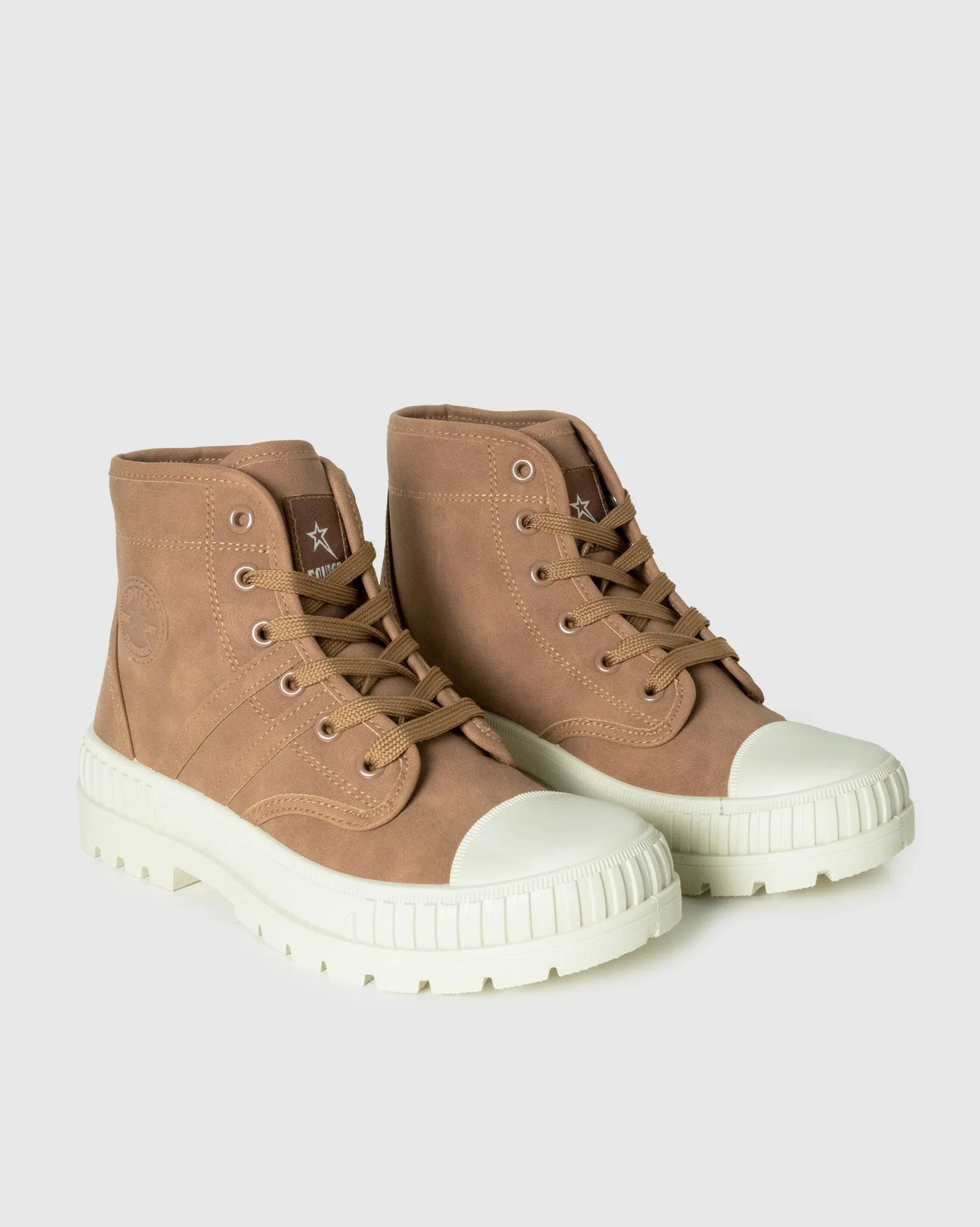 Ladies Phoenix Nubuck - Military Style PU Nubuck Boot