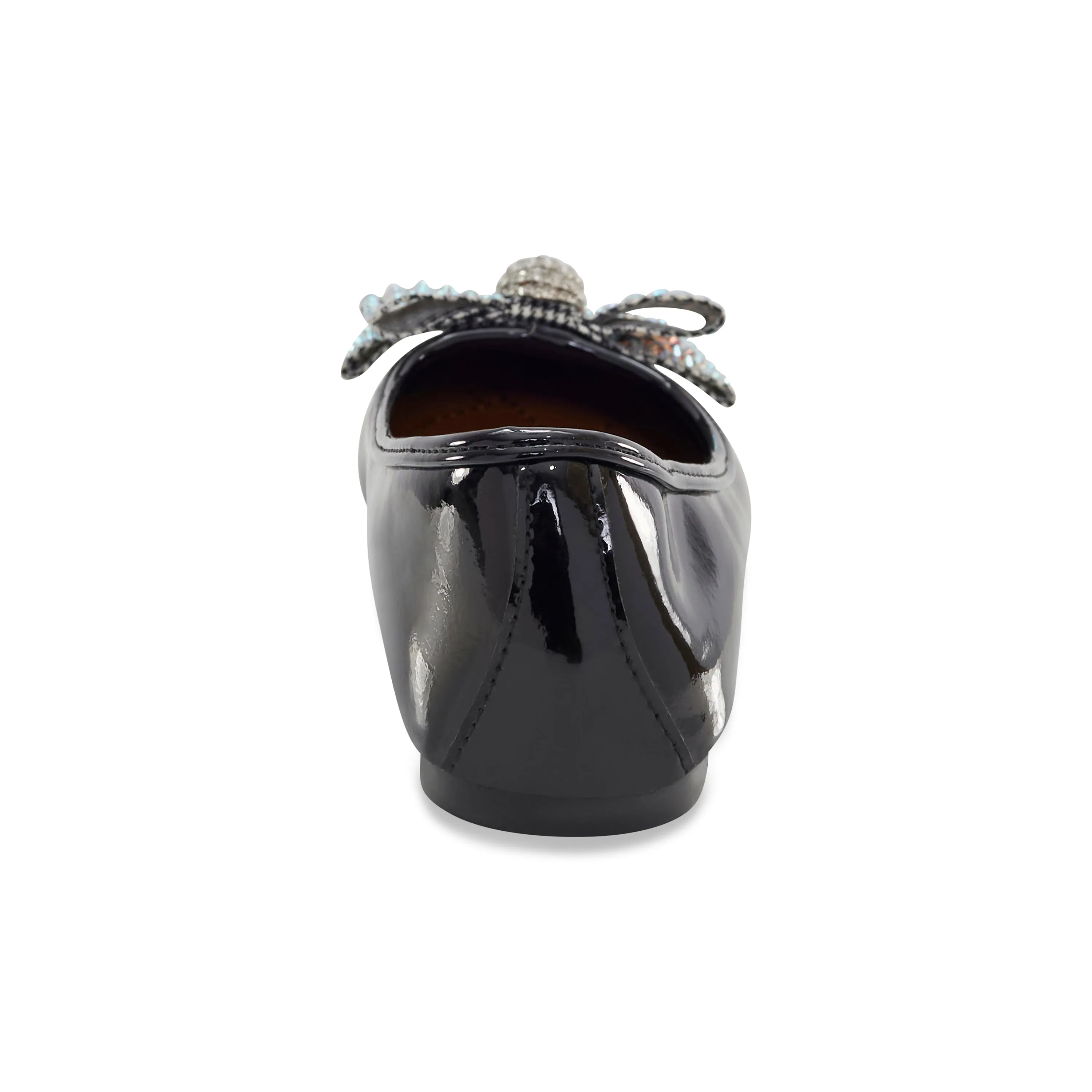 Mini Kensington Ballet Flat - Big Kid Black Patent