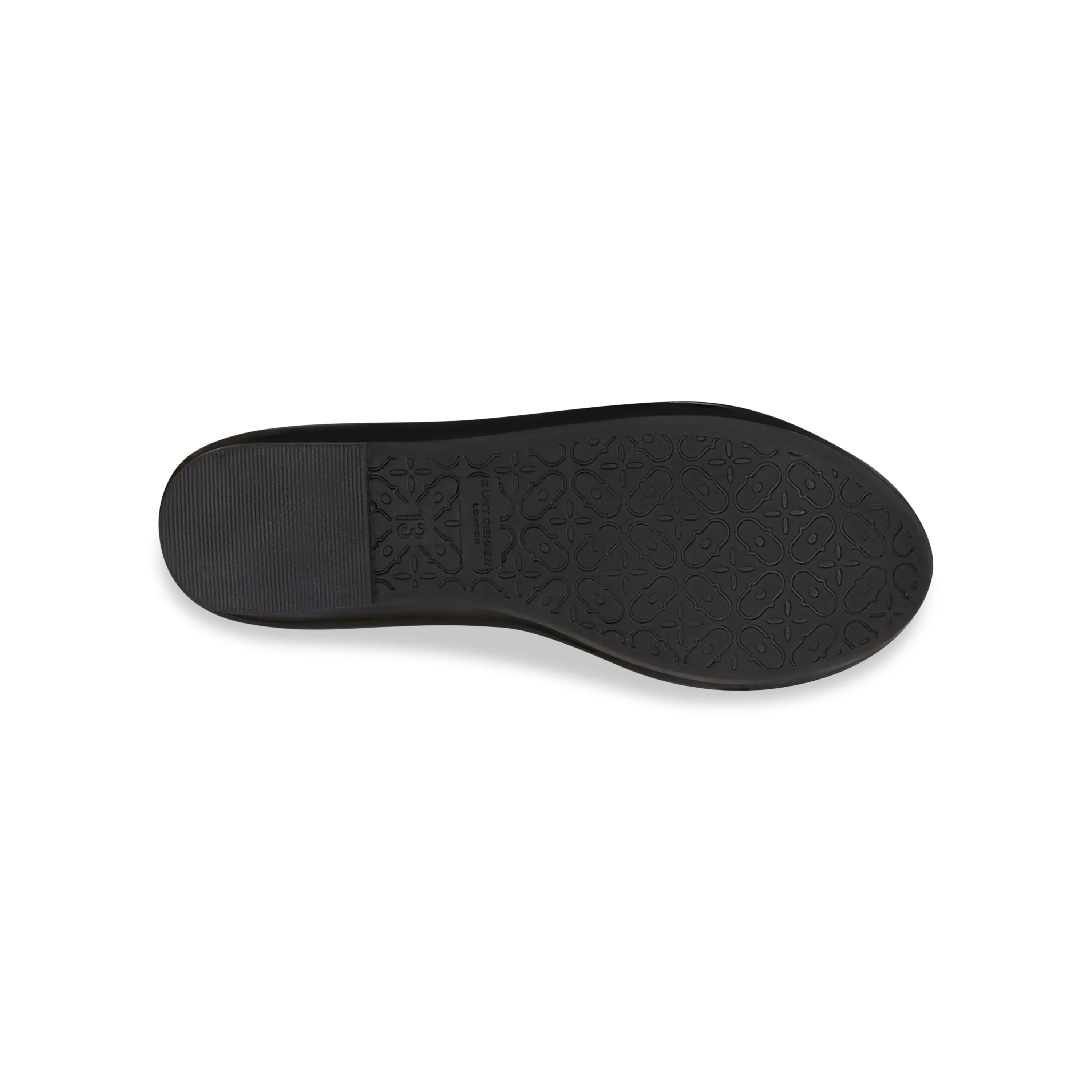 Mini Kensington Ballet Flat - Big Kid Black Patent