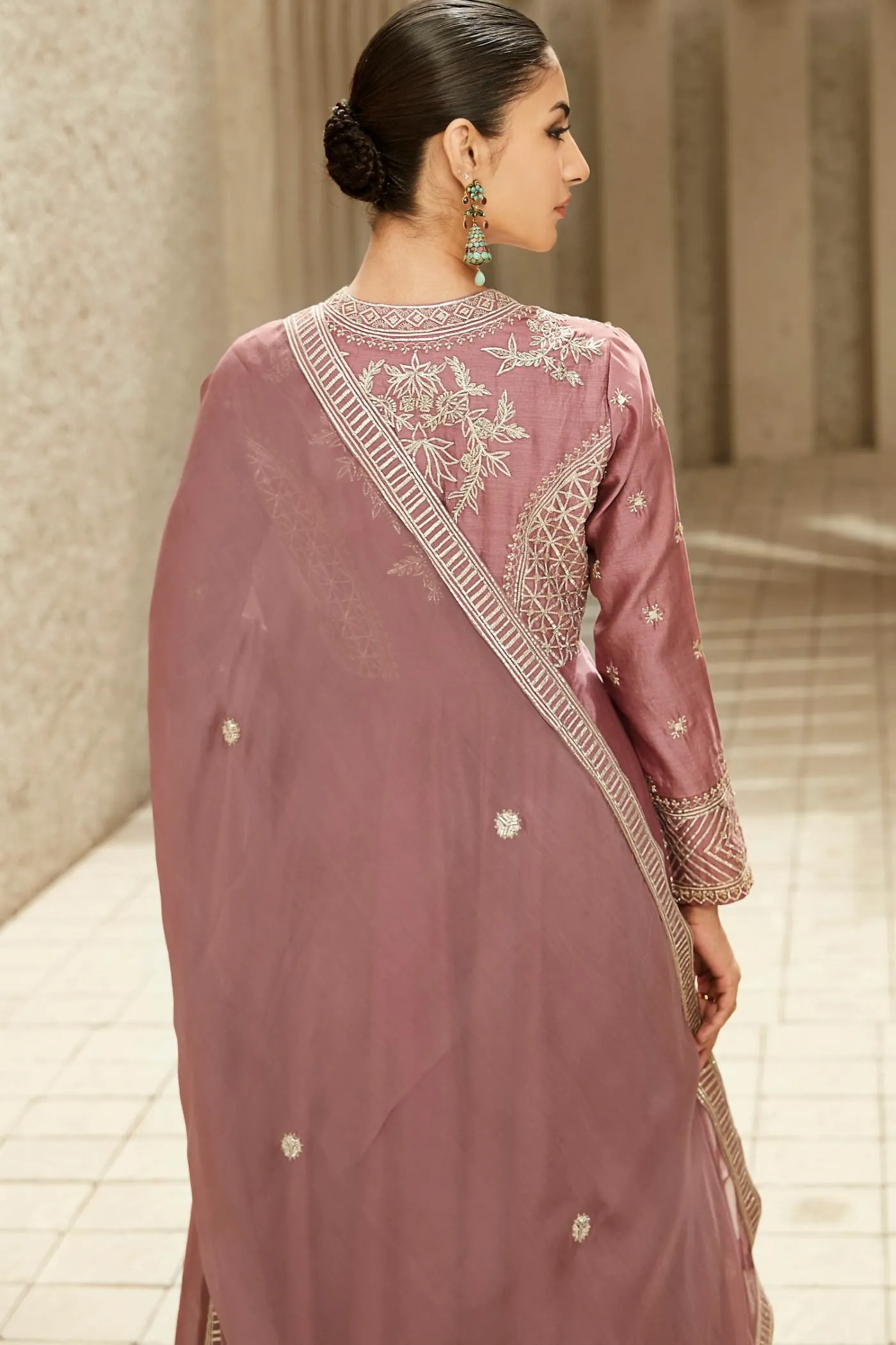 Neo-Classic Angrakha Kurta Set