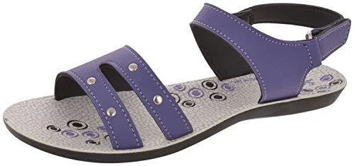 Paragon Women's Purple PU Sandals (4)
