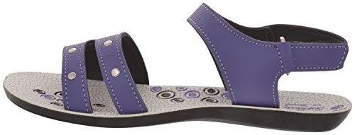 Paragon Women's Purple PU Sandals (4)
