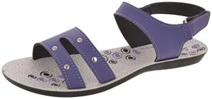 Paragon Women's Purple PU Sandals (4)