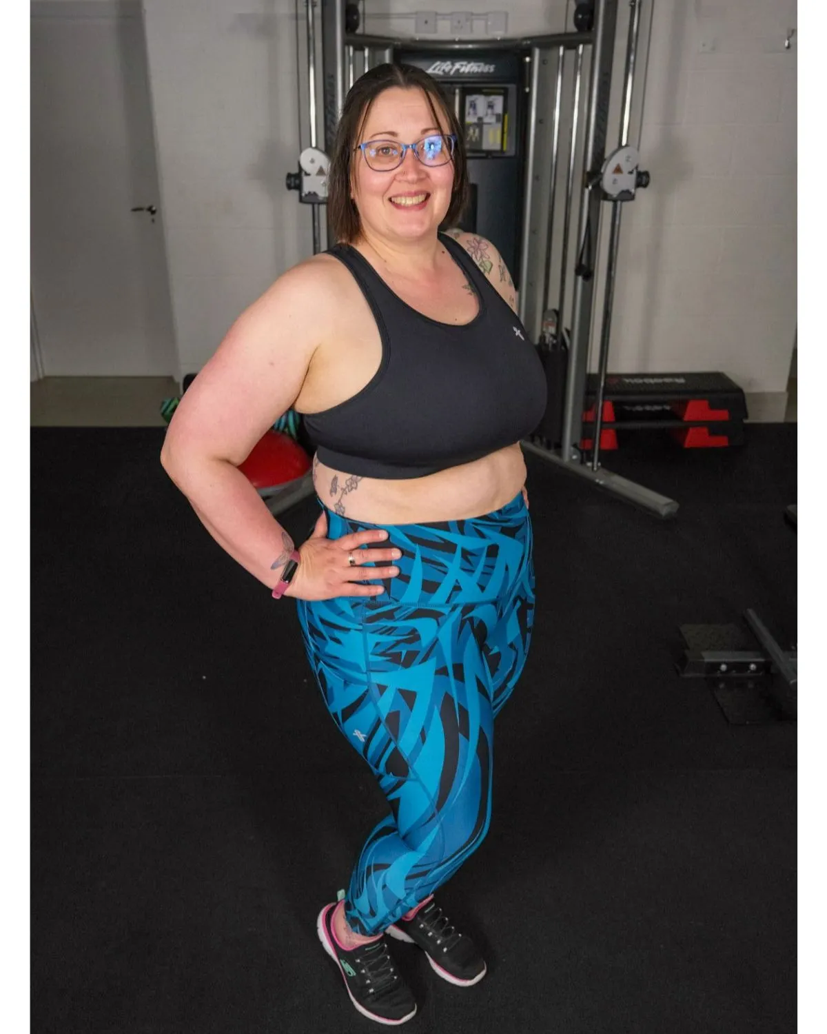 Performance Racer Sports Bra - Black