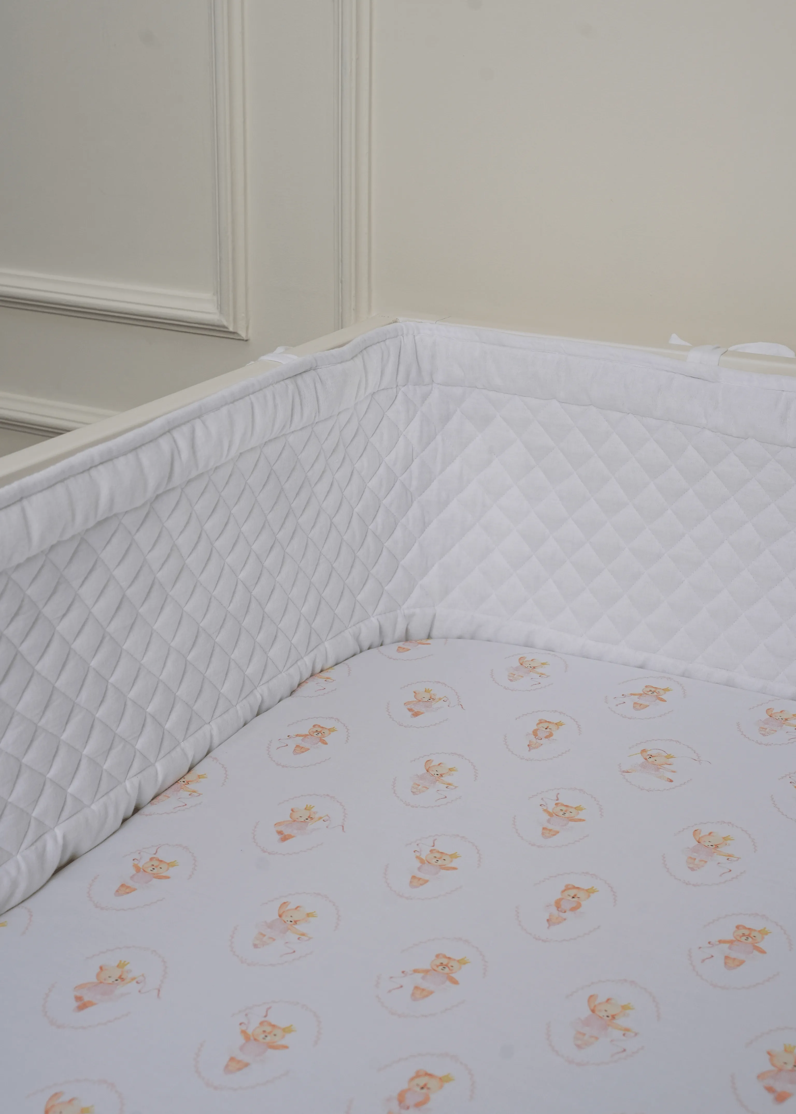 Prima Ballerina Bear Complete  Cot Bedding Set with Bumper